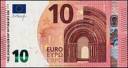 European Union, European Central Bank, Pick 21t. 10 Euro, 2019 AD., Printer: Central Bank of Ireland, Dublin, Ireland, T004C5-TD1505688166 Obverse 