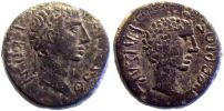 Thessalonica in Macedonia, Augustus and Tiberius Caesar, 4-14 AD.,