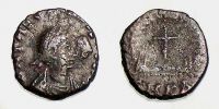 425-435 AD., Theodosius II, Cyzicus mint, officina 1, Ã†4, RIC 449.