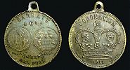 1911 AD., Great Britain, Barratt and Co Sweet factory, Wood Green, Medalet commemorating Coronation of George V and Queen Mary, made in Germany by ?, cf. Mitchiner, Jetons, Medalets & Tokens, No. 8828.