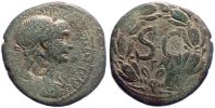 Antiochia ad Orontem in Syria,  98-117 AD., Trajan,Ã†27, BMC 286.
