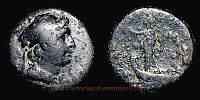 Sidon in Phoenicia,    130-129 BC., Seleukid Kingdom, Demetrios II, 2nd reign, Ã†20, SNG Spaer 2209.