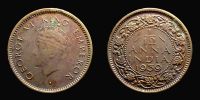 India, British India, 1939 AD., George VI, Bombay mint, 1/12 Anna, KM 527.