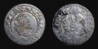 1618 AD., German States, Austria, Matthias II, Vienna  mint, 3 Kreuzer, Saurmasche coll. 286.