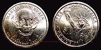 United States, 2008 AD., Presidential dollar series, Martin van Buren issue, Denver mint, 1 Dollar, KM 429.