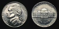 United States, 1996 AD., Denver mint, 5 Cents, KM A192.