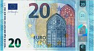 European Union, European Central Bank, Pick 22v. 20 Euro, 2015 AD., Printer: FÃ¡brica Nacional de Moneda y Timbre, Madrid, Spain, V005E4-VA2811443033 Obverse 