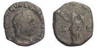 253-254 AD., Valerian, Rome mint, Sestertius, RIC 177.