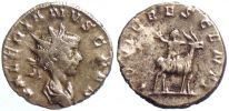257-258 AD., Valerian II Caesar, Colonia mint, Antoninianus, GÃ¶bl 907e.