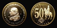 2006 AD., Vatican, Benedict XVI, modern fantasy strike by Bayerisches MÃ¼nzkontor / GÃ¶de, 50 "specimen" Cent.