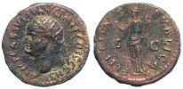  74 AD., Vespasian, Rome mint, Ã† Dupondius, RIC 555.