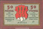 1918 AD., Germany, Weimar Republic, Dinkelsbühl, Stadt, Notgeld, currency issue, 50 Pfennig, Tieste 1390.01.1. 06524 Obverse 