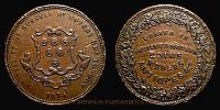 1834 AD., England, Middlesex, London, coin dealer William Till's Penny Token.