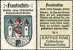 1925-1939 AD., Germany, Weimar Republic, Kaffee Hag, German arms series, Frankenstein in Niederschlesien. 