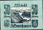 1920 AD., Germany, Weimar Republic, Sankt Goarshausen (town), Notgeld, currency issue, 50 Pfennig, Grabowski S13.1d. 010620 Reverse 
