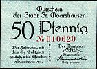 1920 AD., Germany, Weimar Republic, Sankt Goarshausen (town), Notgeld, currency issue, 50 Pfennig, Grabowski S13.1d. 010620 Obverse 