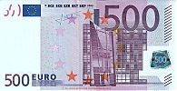 European Union, European Central Bank, Pick 14x. 500 Euro, 2004-2011 AD. Printer: Bundesdruckerei, Berlin, Germany, X05830903559-R012F3 Obverse 