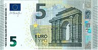 European Union, European Central Bank, Pick 20y. 5 Euro, 2013 AD. Printer: Bank of Greece, Athens, Greece, YA2490471548-Y003J2 Obverse 