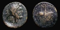 Termessos Minor in Lycia,   100-20 BC., countermark of Ephesos/Ionia, Ã† 21, SNG von Aulock 4459.