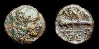 Thebes in Boiotia,    395-338 BC., Chalkus, BMC 176.