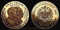 1988-2010 AD., Germany, medal on the three emperors year 1888, issuer Bayerisches MÃ¼nzkontor?, dated 1888 AD., Medal.