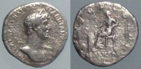 119-122 AD., Hadrian, Rome mint, Denarius, RIC 139.