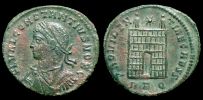 329-330 AD., Constantius II., as Caesar, Rome mint, Follis, RIC 324.