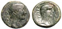 Thessalonica in Macedonia,   27 BC-14 AD., Octavian, Ã† 20, RPC 1555.