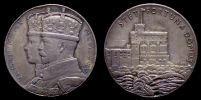 1935 AD., Great Britain, Jubilee silver medal for the 25th anniversary of the reign of George V., by Percy Metcalfe.