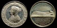 1851 AD., Great Britain, International Exhibition, White Metal Medal, by Allen and Moore.