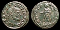 305-306 AD., Constantius I., Siscia mint, Æ Quarter-Follis, RIC 169a.