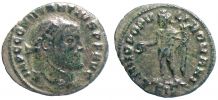 305-306 AD., Constantius I., Siscia mint, Ã† Quarter-Follis, 168.