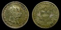 1830 AD., Great Britain, brass medal on William IV and Adaline.