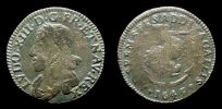 1643 AD., France, Louis XIII, Brass Jeton, Dauphin.