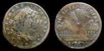 1660 AD., France, Marriage Louis XIV and Marie TherÃ©sÃ¨, Copper Jeton.