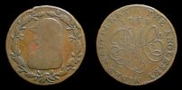 1788 AD., Wales, Anglesey, Parys Mining Company, Halfpenny Token, D&H 296.