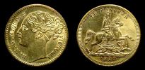 1830 AD. and later, Great Britain, Brass Token 'To Hanover'.