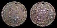 1742 AD. and later, Austria, Imitation of a quarter Taler, Hall mint.