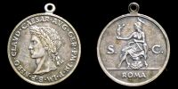 Nero, Sestertius, Imitation Medal, 20th century, cf. eg. RIC 276.
