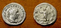  244-247 AD., Philip I, Rome mint, 244-247 AD., Antoninianus, RIC 40b.